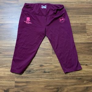 Under Armor Wounded Warrior cropped leggings
